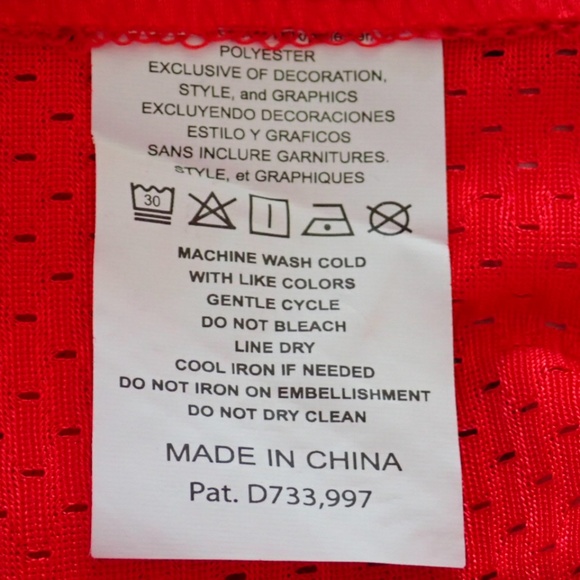 Brophy Davidson Team Men's Red Size Medium Football Jersey # 25 Short Sleeve - Picture 4 of 4